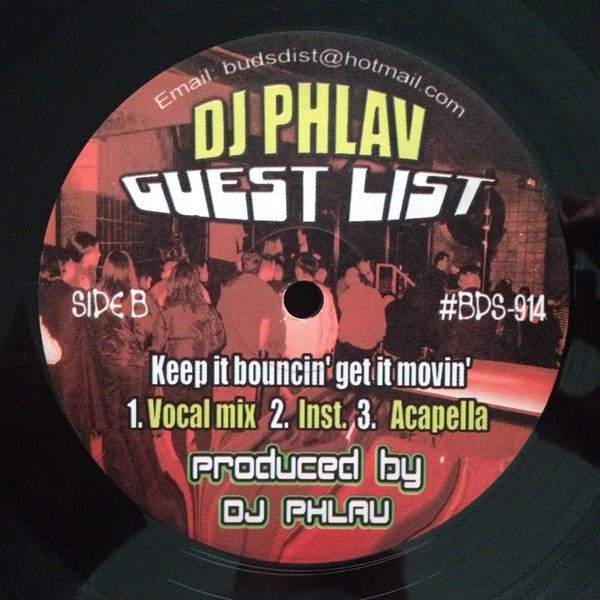DJ Phlav - Guest List | BUDS Distribution (BDS-914) - 3