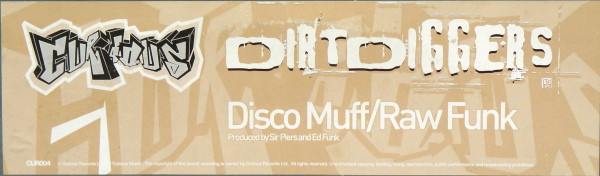 DirtDiggers - Disco Muff / Raw Funk | Curious (CUR004) - 2