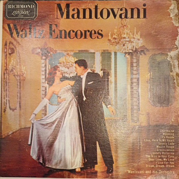 Mantovani And His Orchestra - Mantovani Waltz Encores | London Records (B 20 225) - main Mantovani And His Orchestra - Mantovani Waltz Encores | London Records (B 20 225) - main