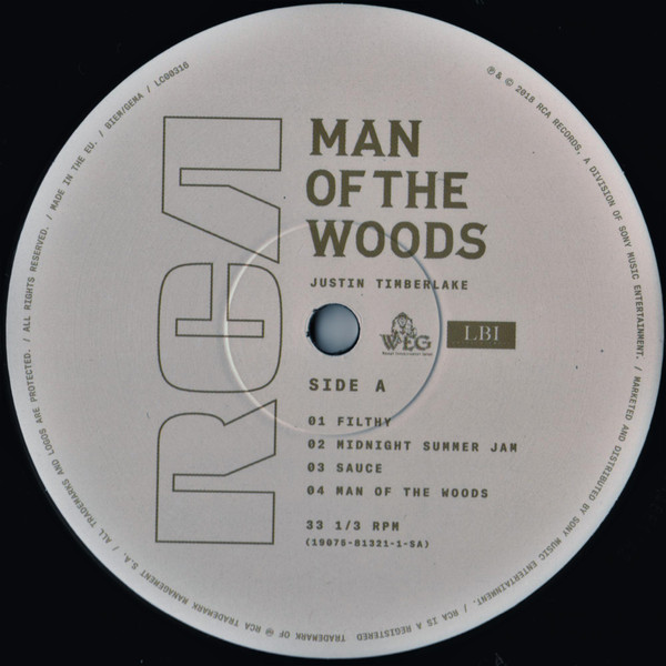Justin Timberlake - Man Of The Woods | RCA (19075-81321-1) - 3