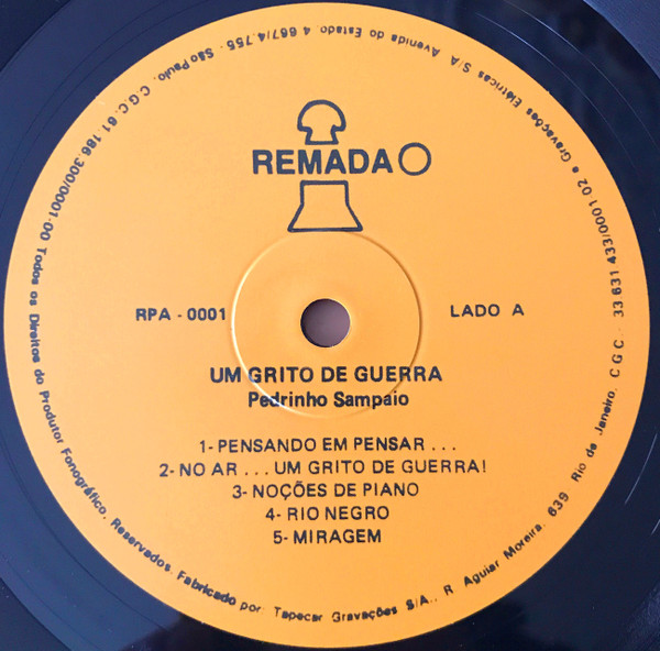 Pedrinho Sampaio - Um Grito De Guerra | Remada (RPA 0001) - 2 Pedrinho Sampaio - Um Grito De Guerra | Remada (RPA 0001) - 2