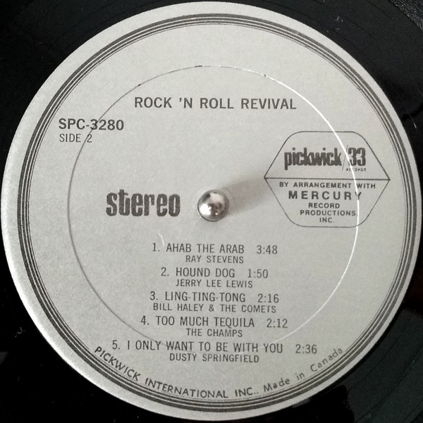 Various - Rock 'N Roll Revival | Pickwick/33 Records (SPC-3280) - 4
