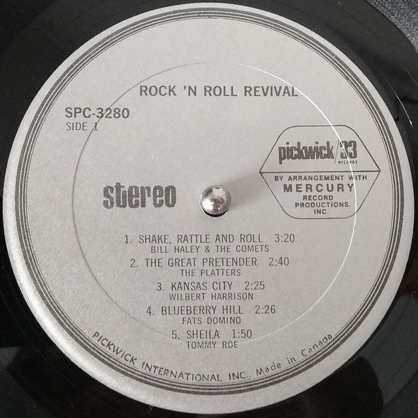 Various - Rock 'N Roll Revival | Pickwick/33 Records (SPC-3280) - 3