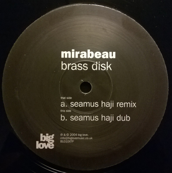 Mirabeau - Brass Disk | Big Love (BL010XTP) - main
