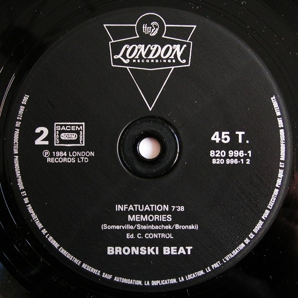 Bronski Beat - Smalltown Boy | London Records (820 996-1) - 4 Bronski Beat - Smalltown Boy | London Records (820 996-1) - 4
