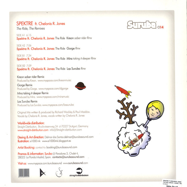 Spektre ft. Chelonis R. Jones - The Ride (The Remixes) | Suruba Records (Suruba 014) - 2