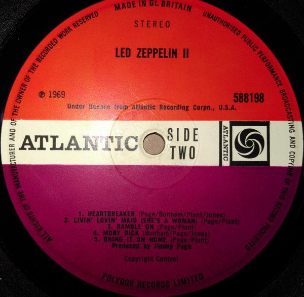 Led Zeppelin - Led Zeppelin II | Atlantic (588 198) - 4 Led Zeppelin - Led Zeppelin II | Atlantic (588 198) - 4