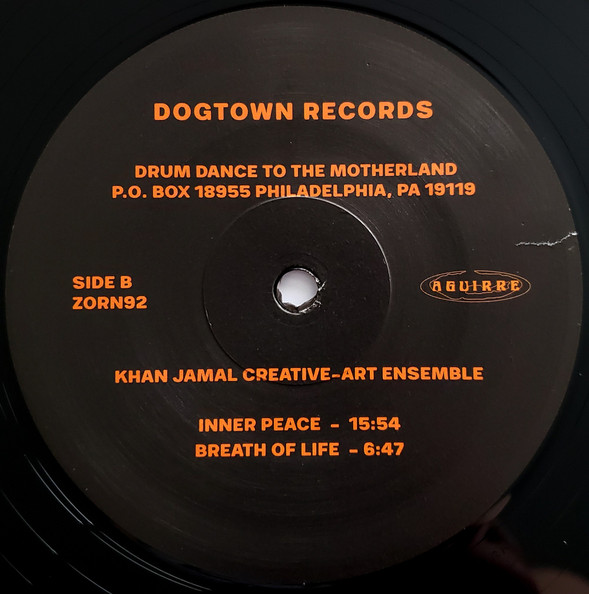 The Khan Jamal Creative Arts Ensemble - Drum Dance To The Motherland | Aguirre Records (ZORN92) - 2