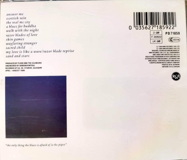 The Silencers - A Blues For Buddha | RCA (PD71859) - 2