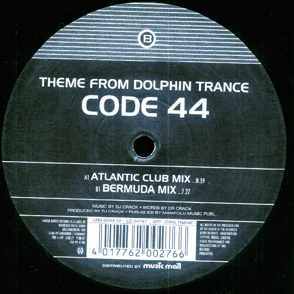 Code-44 - Theme From Dolphin Trance | United Ravers Records (URR-0044-12) - main Code-44 - Theme From Dolphin Trance | United Ravers Records (URR-0044-12) - main