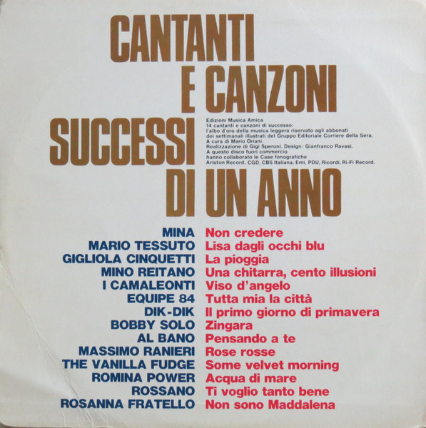 Various - Cantanti E Canzoni - Successi Di Un Anno | Musica Amica (1000/1) - 2 Various - Cantanti E Canzoni - Successi Di Un Anno | Musica Amica (1000/1) - 2