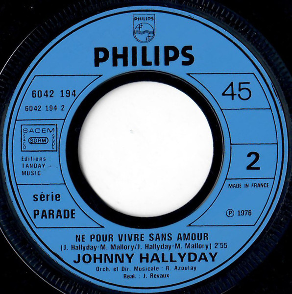 Johnny Hallyday - Gabrielle | Philips (6042 194) - 4