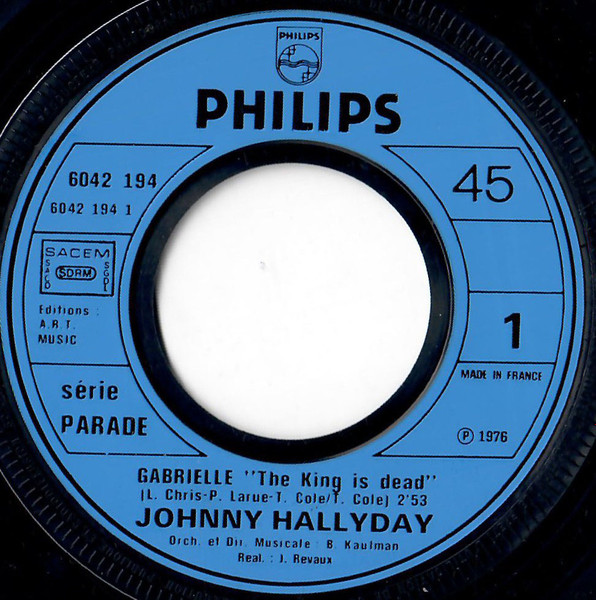 Johnny Hallyday - Gabrielle | Philips (6042 194) - 3