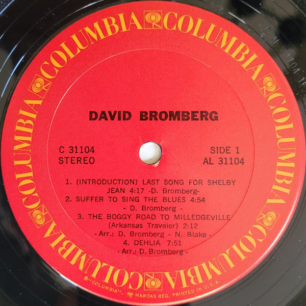 David Bromberg - David Bromberg | Columbia (C 31104) - 3 David Bromberg - David Bromberg | Columbia (C 31104) - 3