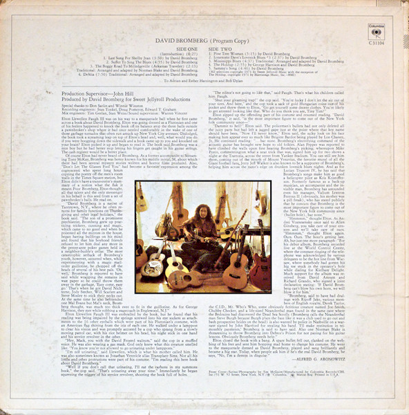 David Bromberg - David Bromberg | Columbia (C 31104) - 2 David Bromberg - David Bromberg | Columbia (C 31104) - 2