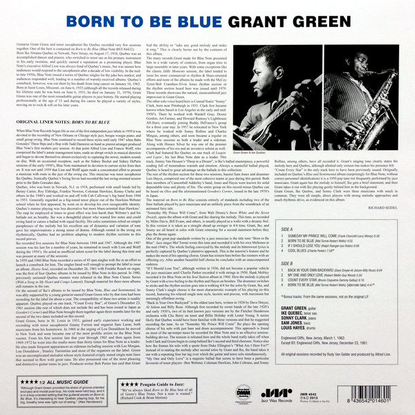 Grant Green - Born To Be Blue | Jazz Wax Records (JWR 4542) - 2 Grant Green - Born To Be Blue | Jazz Wax Records (JWR 4542) - 2