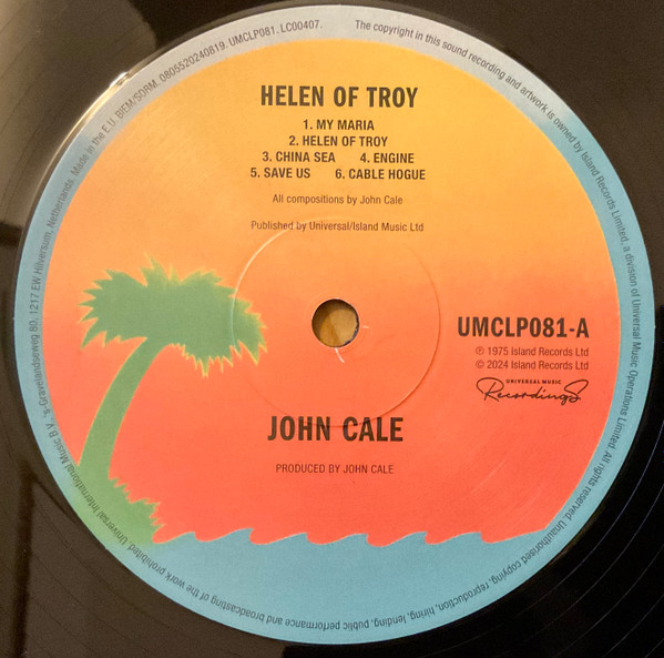 John Cale - Helen Of Troy | Island Records (UMCLP081) - 3 John Cale - Helen Of Troy | Island Records (UMCLP081) - 3
