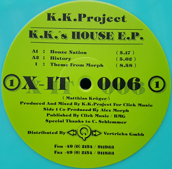 K.K. Project - K.K.'s House E.P. | X-IT Records (X-IT 006) - 2 K.K. Project - K.K.'s House E.P. | X-IT Records (X-IT 006) - 2
