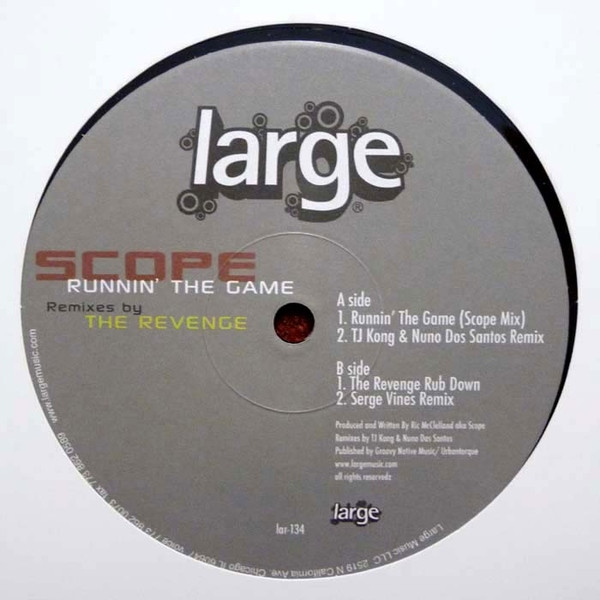 Scope - Runnin' The Game | Large Records (lar-134) - main Scope - Runnin' The Game | Large Records (lar-134) - main