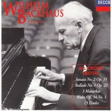 Frédéric Chopin , Wilhelm Backhaus - All-Chopin Recital | Decca (455 047-2)