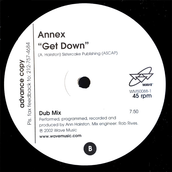 Annex - Get Down | Wave Music (WM50088-1) - 2