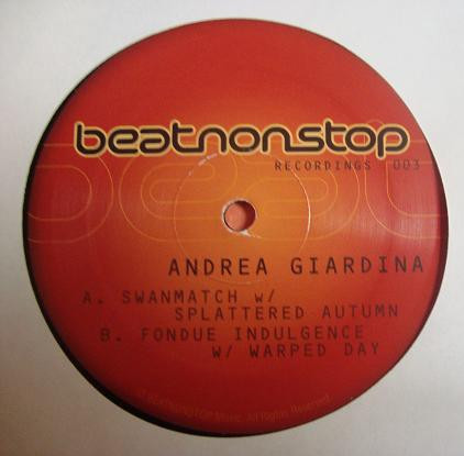 Andrea Giardina - EP | Beatnonstop Recordings (BNS 003) - 2