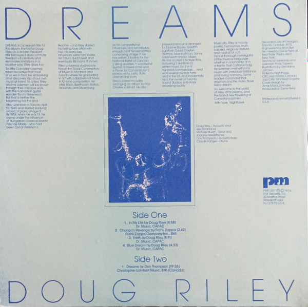 Doug Riley - Dreams | PM (PMR-007) - 2