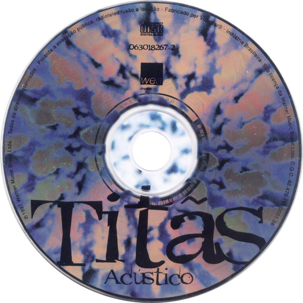Titãs - Acústico | WEA Music (063018267-2) - 3