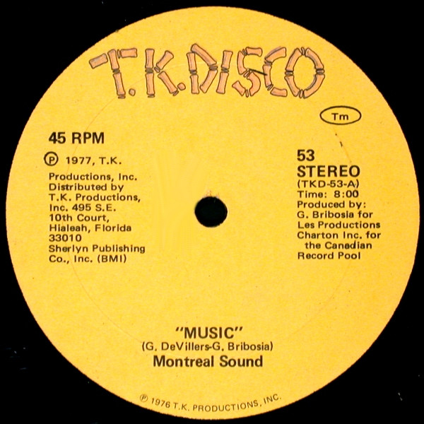 Montreal Sound - Music | T.K. Disco (53) - main