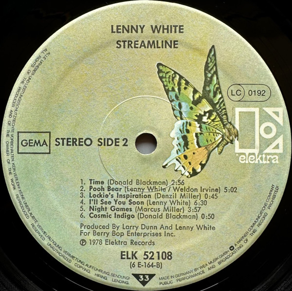 Lenny White - Streamline | Elektra (ELK 52 108) - 4 Lenny White - Streamline | Elektra (ELK 52 108) - 4