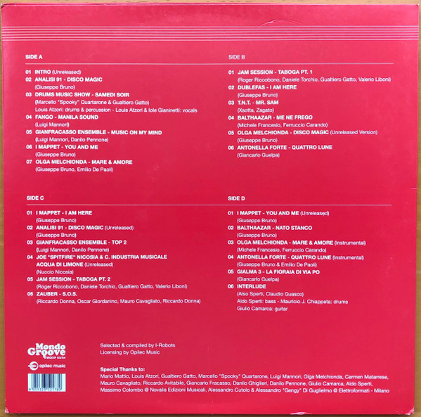 Various - Drums Edizioni Musicali | Mondo Groove (MGOP 03/04)
