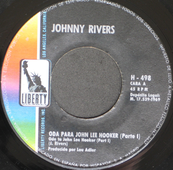 Johnny Rivers - Oda Para John Lee Hooker | Liberty (H 498) - 3