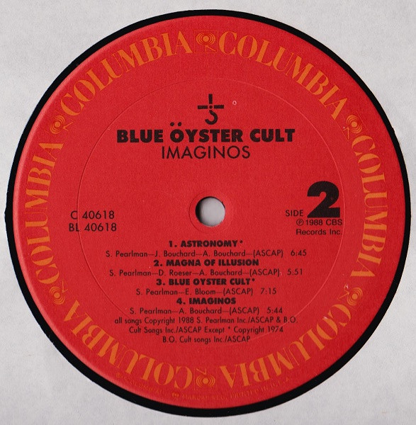 Blue Öyster Cult - Imaginos | Columbia (FC 40618) - 4 Blue Öyster Cult - Imaginos | Columbia (FC 40618) - 4