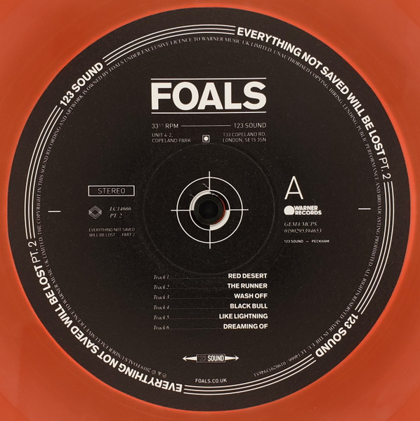 Foals - Everything Not Saved Will Be Lost: Part 2 | Warner Records (0190295378479) - 3