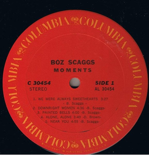 Boz Scaggs - Moments | Columbia (C 30454) - 3