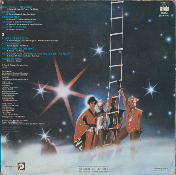 Boney M. - Nightflight To Venus | Ariola (71 854) - 2