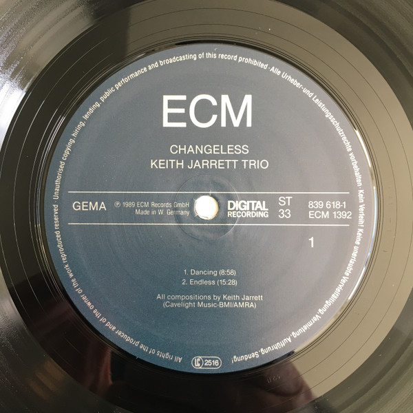 Keith Jarrett Trio - Changeless | ECM Records (ECM 1392) - 4