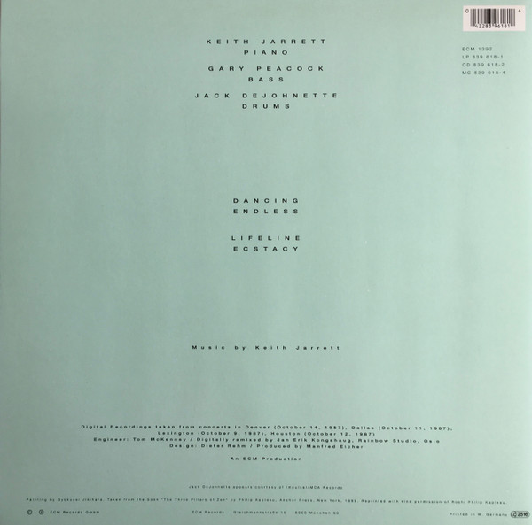 Keith Jarrett Trio - Changeless | ECM Records (ECM 1392) - 2
