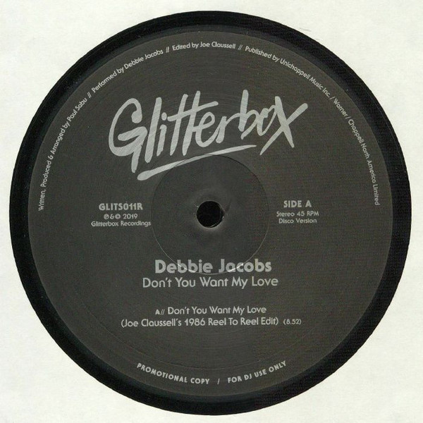 Debbie Jacobs - Don't You Want My Love (Joe Claussell / Cratebug Remixes) | Glitterbox (GLITS011R) - main Debbie Jacobs - Don't You Want My Love (Joe Claussell / Cratebug Remixes) | Glitterbox (GLITS011R) - main