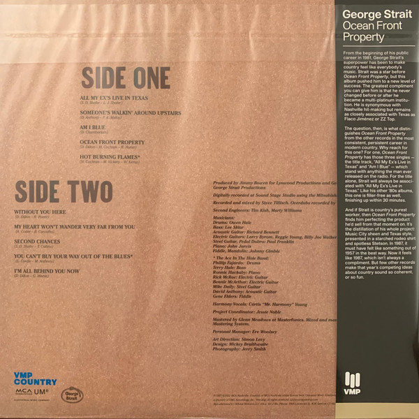 George Strait - Ocean Front Property | MCA Records (MCA-5913) - 2 George Strait - Ocean Front Property | MCA Records (MCA-5913) - 2