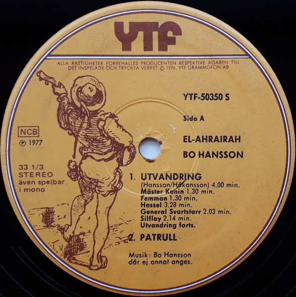 Bo Hansson - El-Ahrairah | YTF (YTF 50350) - 3