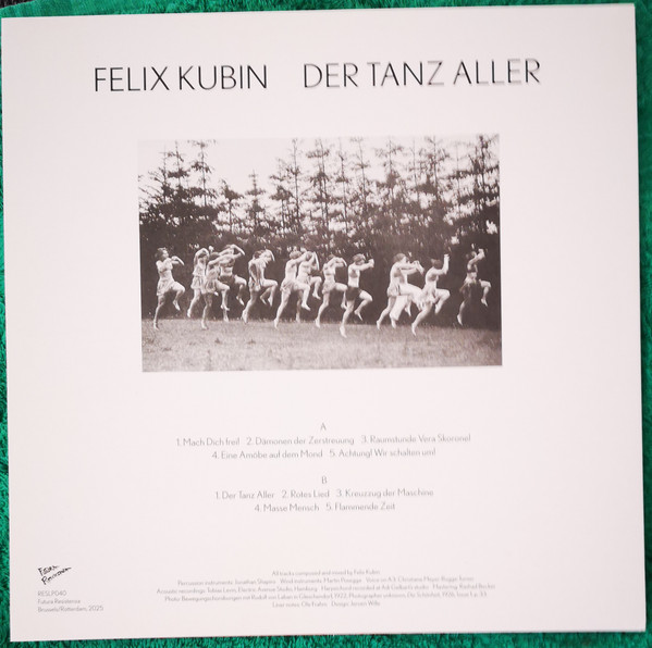Felix Kubin - Der Tanz Aller | Futura Resistenza (RESLP040) - 2 Felix Kubin - Der Tanz Aller | Futura Resistenza (RESLP040) - 2