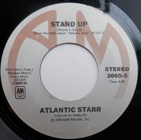 Atlantic Starr - Stand Up | A&M Records (2065-S) - main