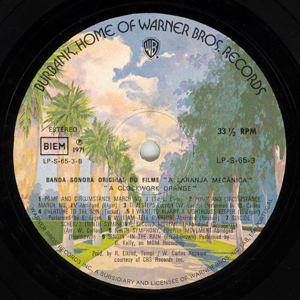 Various - Stanley Kubrick's A Clockwork Orange | Warner Bros. Records (LP-S-65-3) - 3