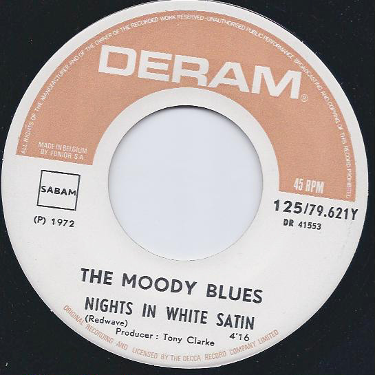 The Moody Blues - Nights In White Satin | Deram (125-79.621Y) - 4