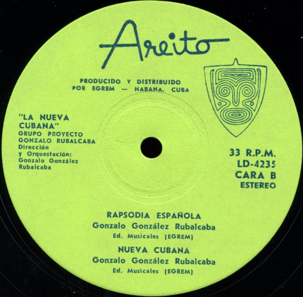 Grupo Proyecto De Gonzalo Rubalcaba - La Nueva Cubana | Areito (LD-4235) - 3