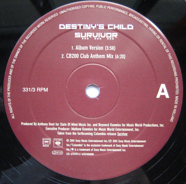 Destiny's Child - Survivor | Columbia (6707496000) - 3