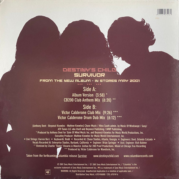 Destiny's Child - Survivor | Columbia (6707496000) - 2
