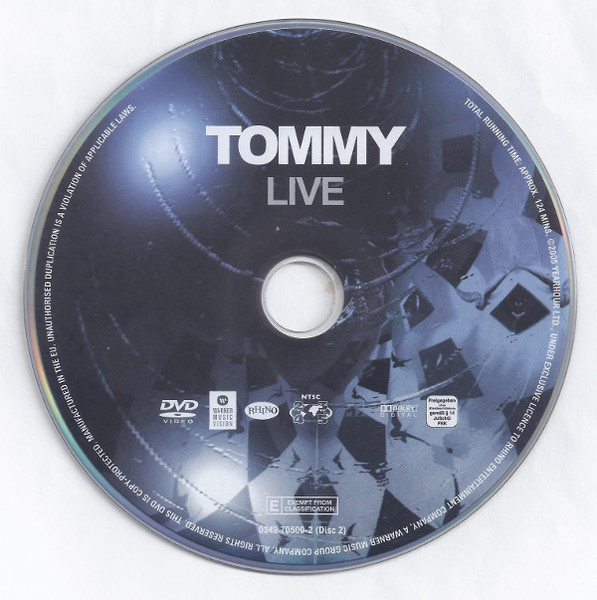 The Who - Tommy And Quadrophenia Live With Special Guests | Warner Music Vision (0349 70500-2) - 4 The Who - Tommy And Quadrophenia Live With Special Guests | Warner Music Vision (0349 70500-2) - 4