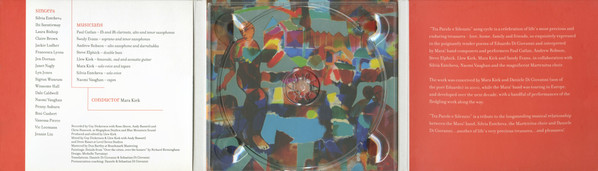 Mara! & Martenitsa Choir - Tra Parole E Silenzio CD | Mara! Music (MM003) - 4